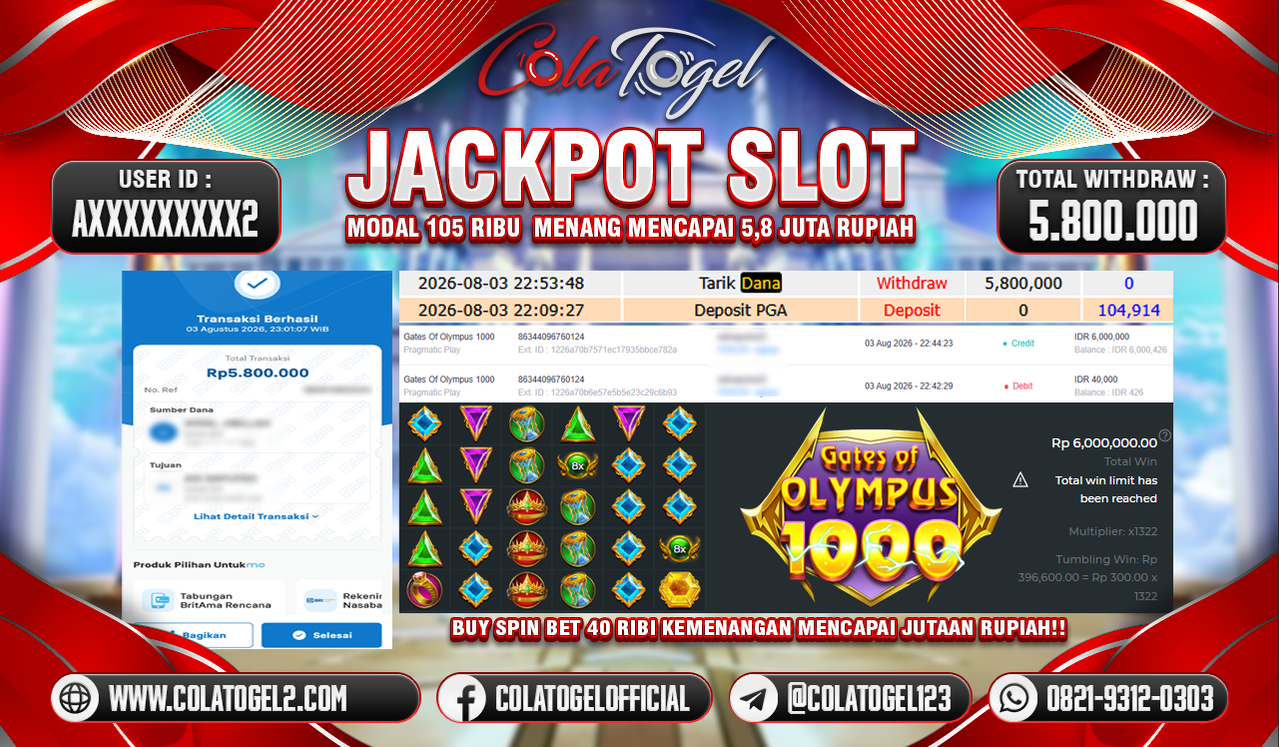 JACKPOT SLOT GACOR!!