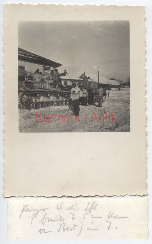 Foto Wehrmacht Russland Panzer Jäger Abtl.127 Marder Winter 1943
