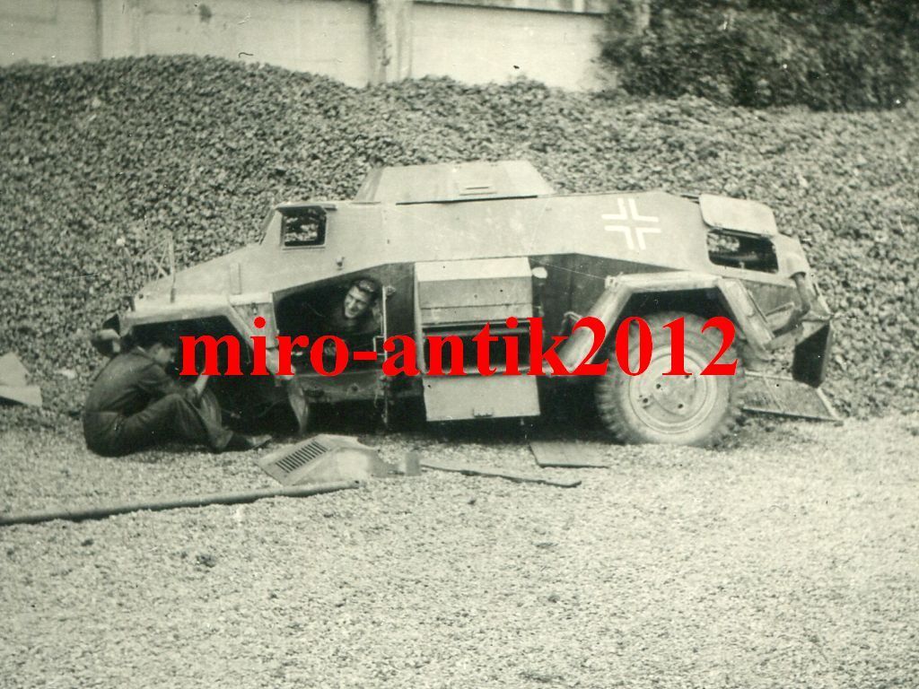 Foto, Wehrmacht, leichter Panzerspähwagen (MG) S