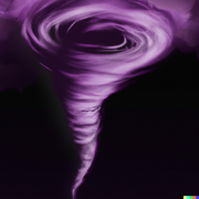 DALL-E-photorealistic-purple-tornado