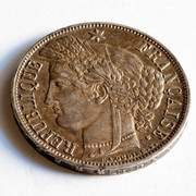 5 francos 1870 Gobierno de Defensa Nacional. Tipo Cérès (sin leyenda) PAS5155