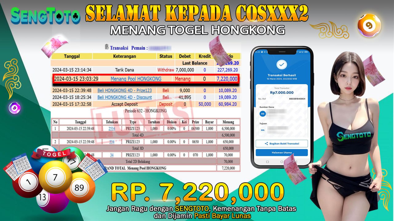 BUKTI PEMBAYARAN TOGEL HONGKONG