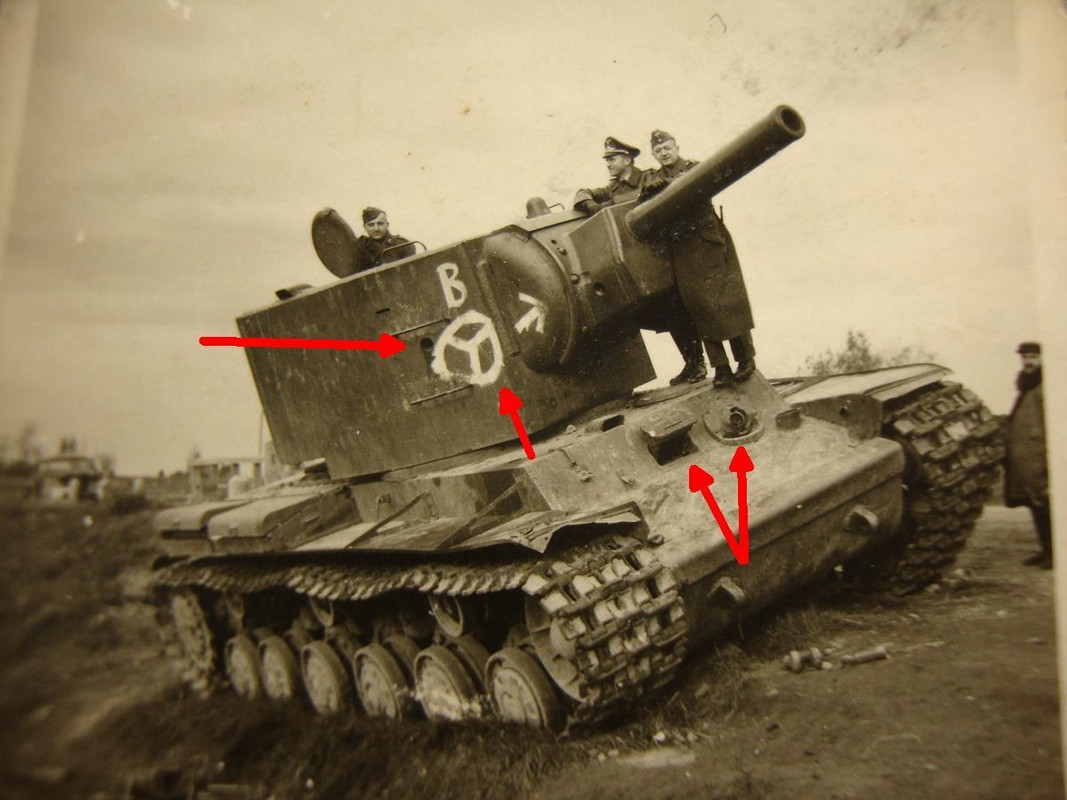 Russland, Panzer KW 2, KW 2, KV-2, Kennung B (Y)