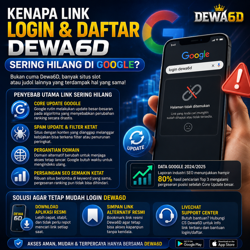 Cara atasi link dewa6d yang hilang di google