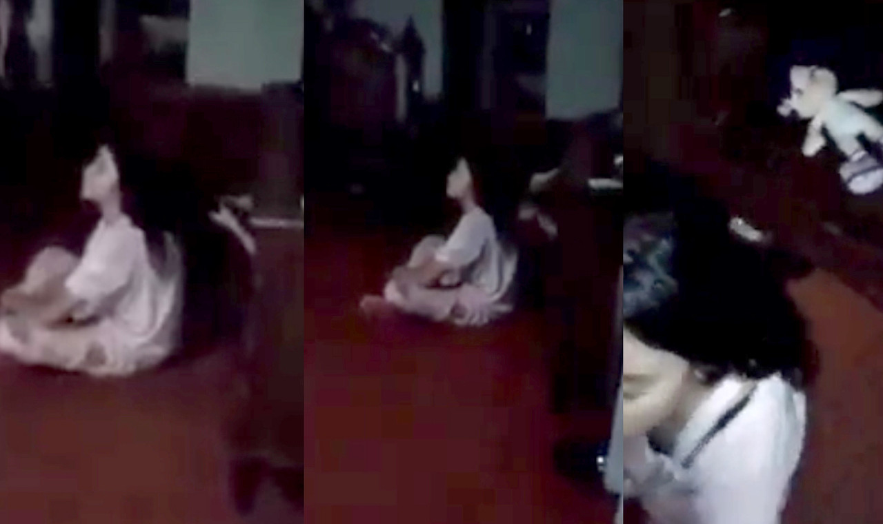 Hombre capta a fantasma jugando con su hija, la niña no reaccionaba