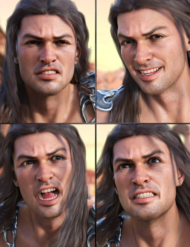 Greek Hero Expressions for Genesis 81 and Noa 81 Main