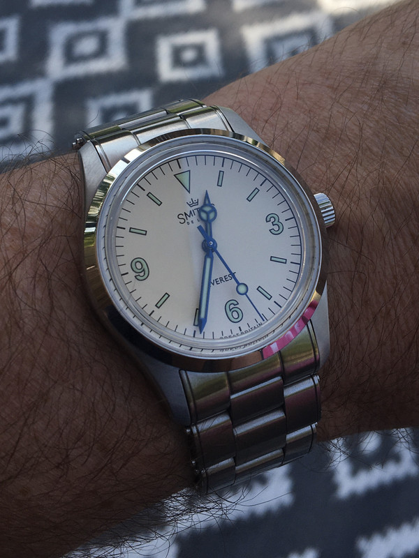 Smiths everest 36mm white dial sale