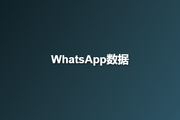 WhatsApp数据