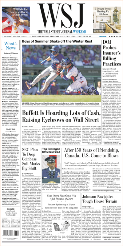 The Wall Street Journal Weekend February 22.23.2025