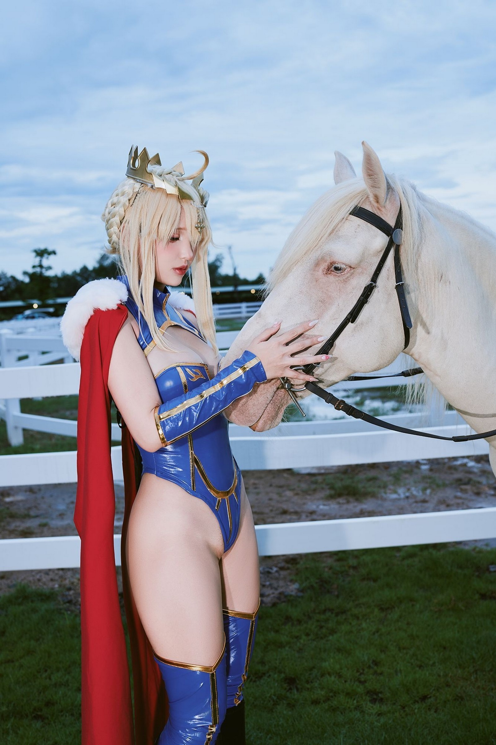 Puy Puy – Artoria Lancer Fate/Grand Order Cosplay 写真+视频（180P+22V-496MB）插图1