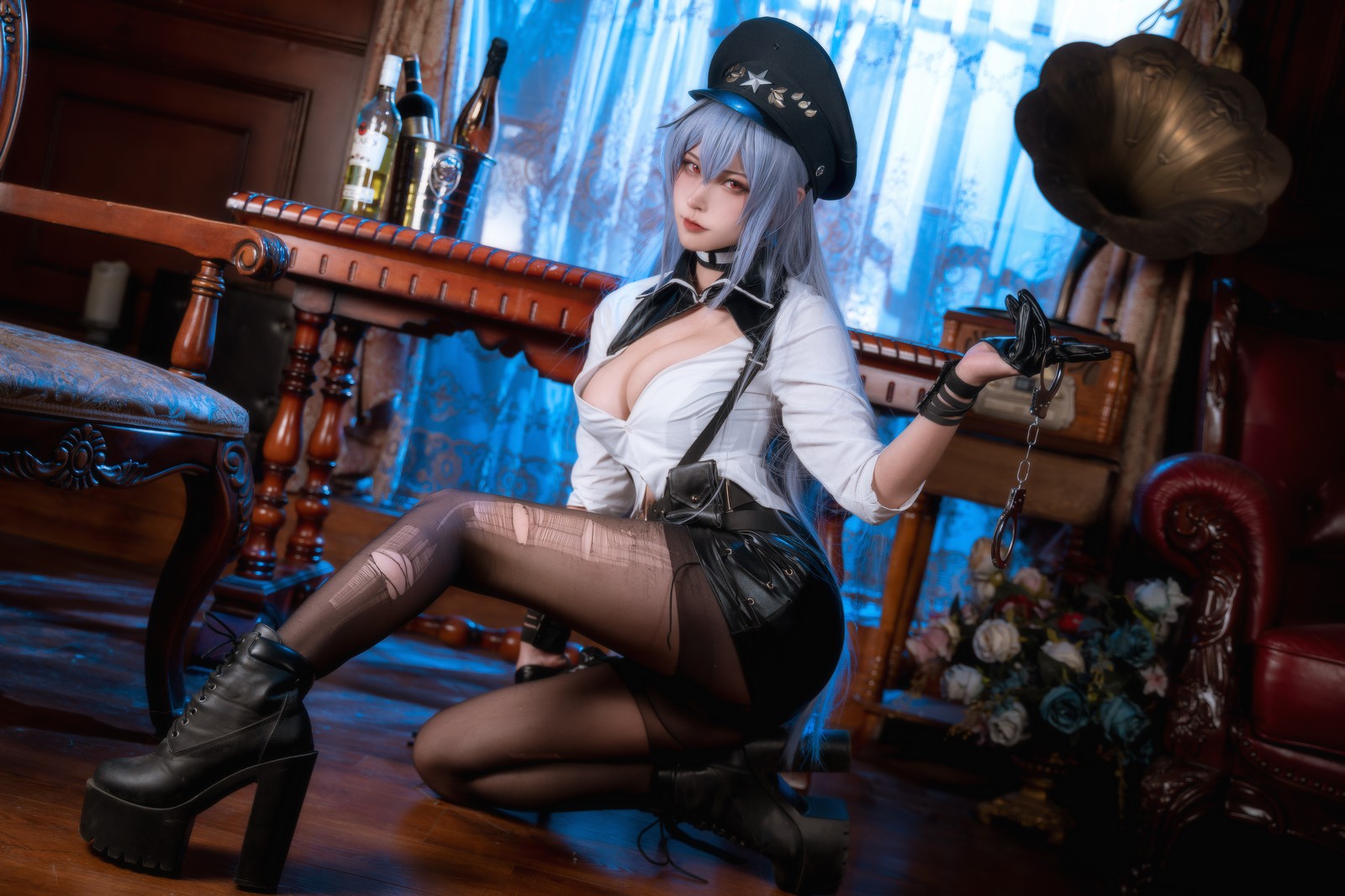 Seya-狮砸 – 碧蓝航线 甘古特·坚定的执行者 Cos 高清写真（12P-119MB）插图6