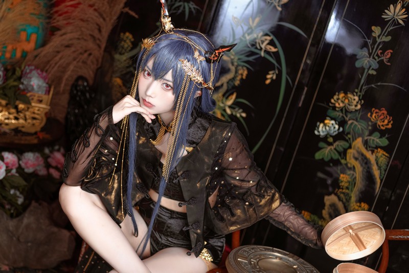切切Celia 明日方舟 陈 音律联觉 Cosplay 写真 12P插图4