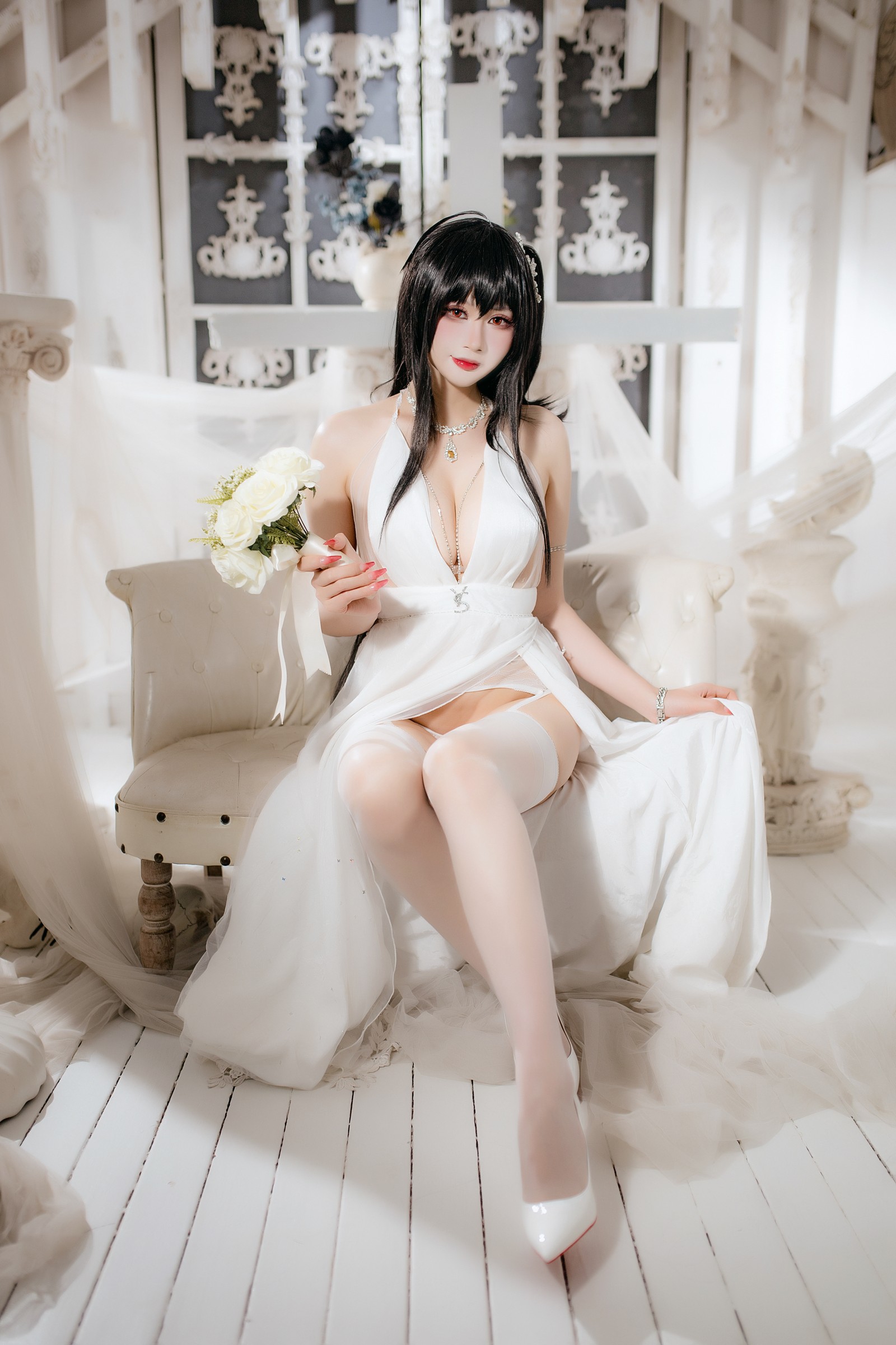 兔胖胖min – 碧蓝航线 大凤 花嫁 Cosplay 高清写真集（60P-545.6MB）插图8