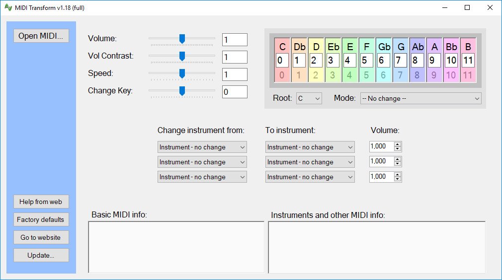 Skytopia MIDI transform version 1.18 Skytopia MIDI transform version 1.18