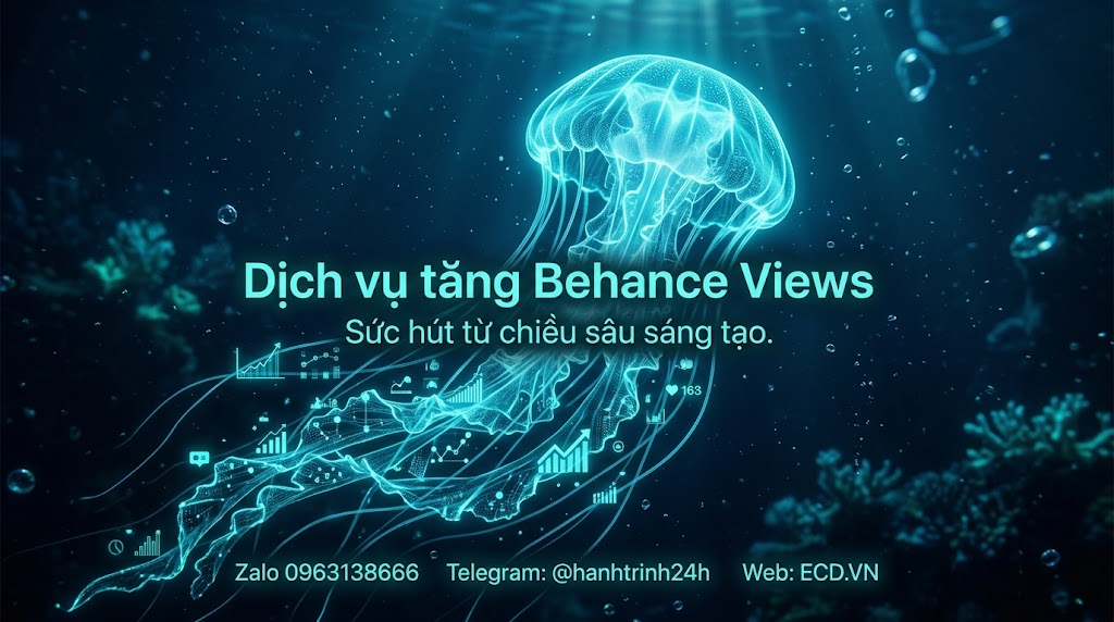 dịch vụ tăng behance views chính hãng dành cho designer