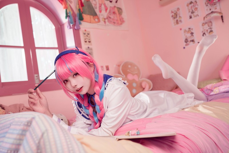 艾西Aiwest 湊阿库娅私服Cosplay写真图集 虚拟主播高清美图 55P (274.4M)插图2