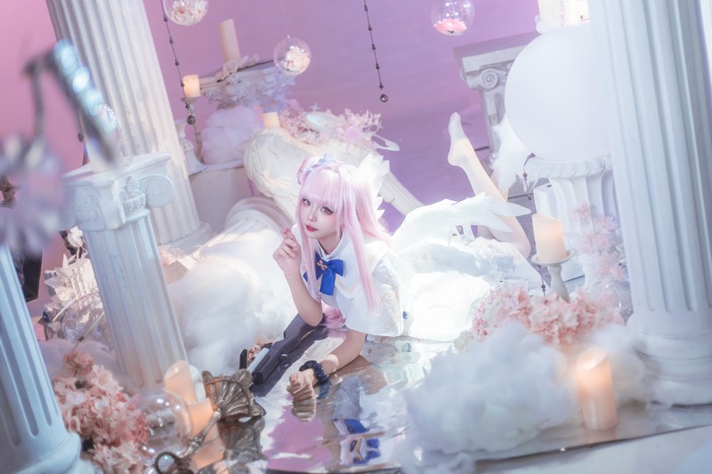 艾西Aiwest 碧蓝档案圣园未花Cosplay写真图集 高清美图合集 40P (415.8M)插图1