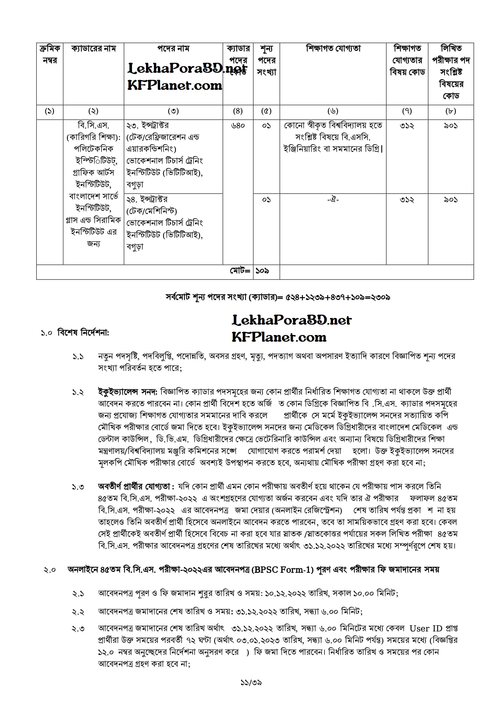 BCS Job Circular 31 45 BCS Advertisement 11 BCS Job Circular