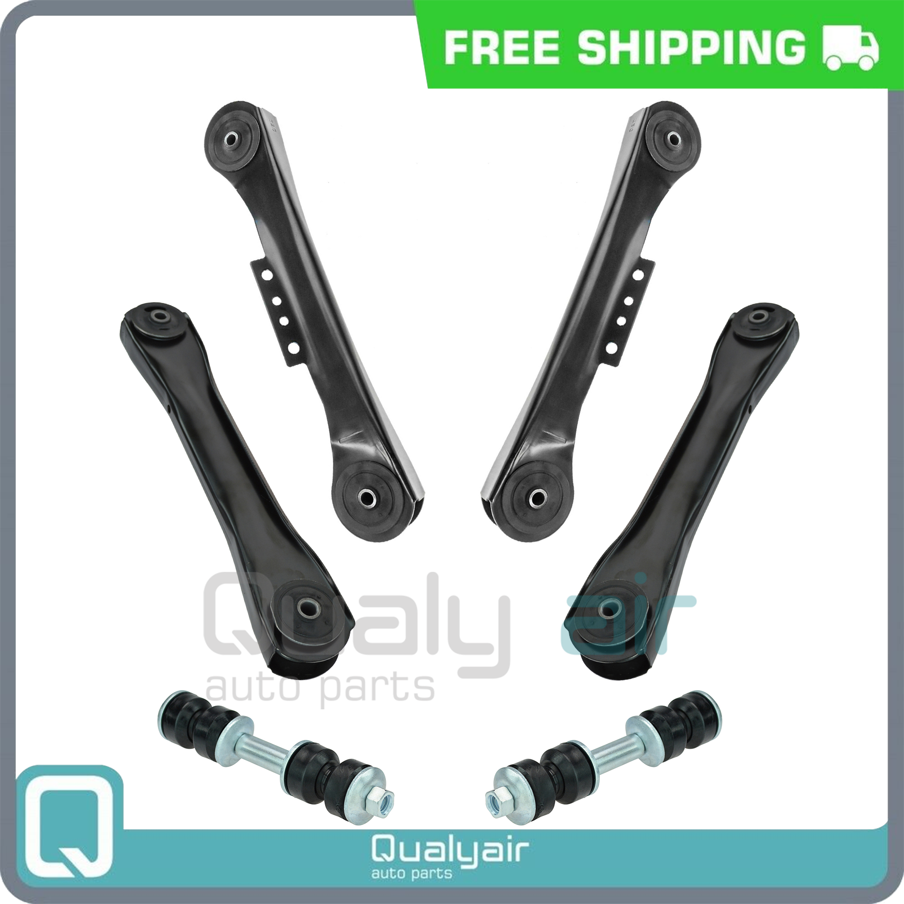 New Suspension Kit for 93-98 Jeep Grand Cherokee Rear End - 6pcs