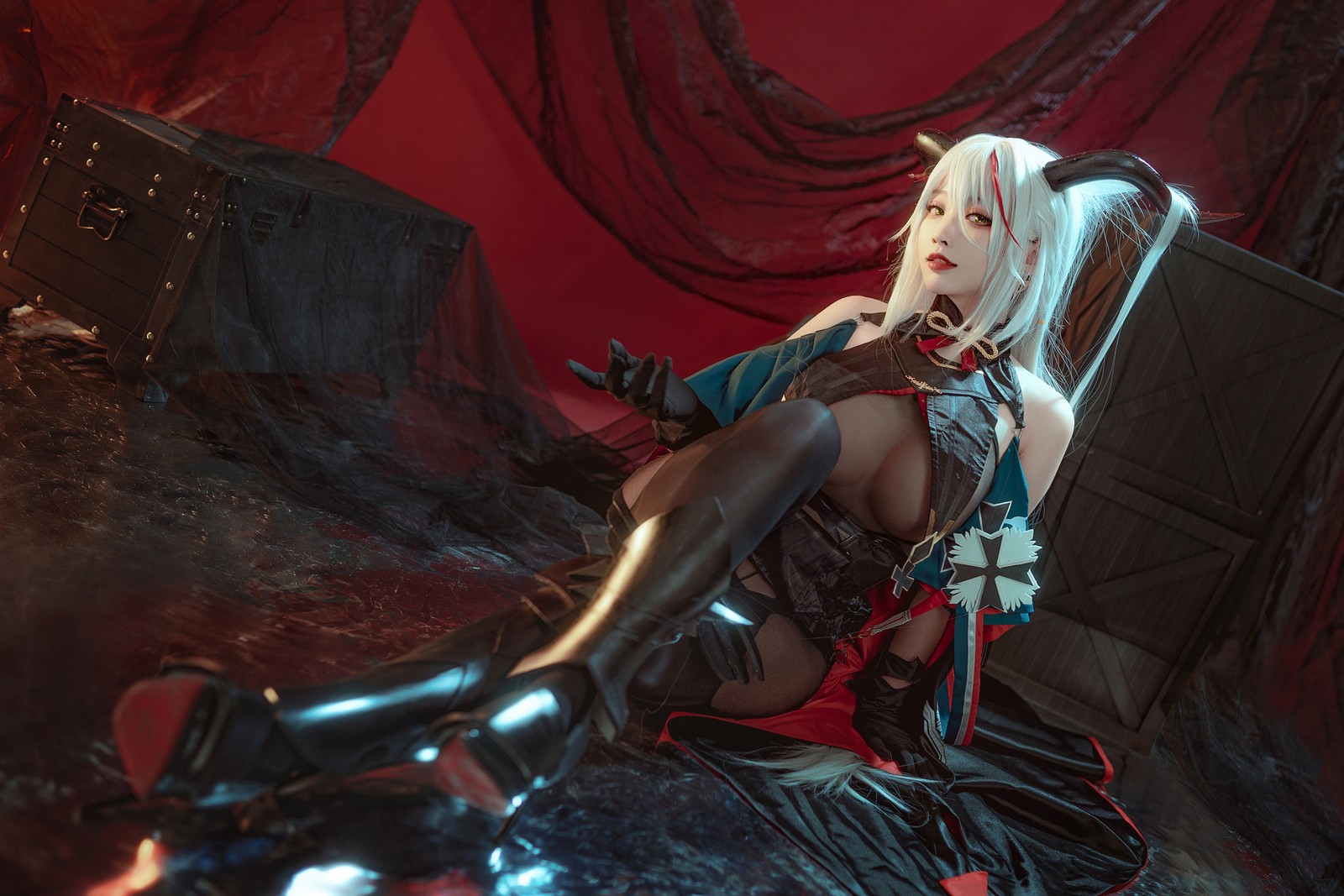 宮本桜 埃吉尔 Cosplay 写真集｜碧蓝航线角色 高清拍摄（20P｜271MB）插图