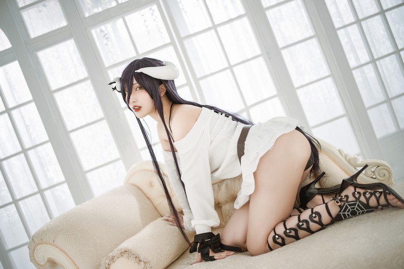 切切Celia 雅儿贝德 Albedo Cosplay Overlord 写真 39P插图7
