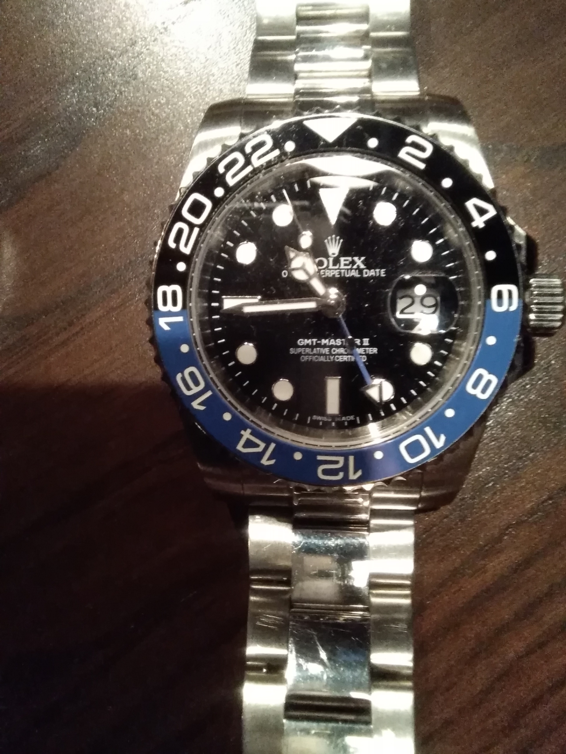 Αλλαγή μηχανής σε replica Rolex GMT Master II  - Ρολόγια Replica