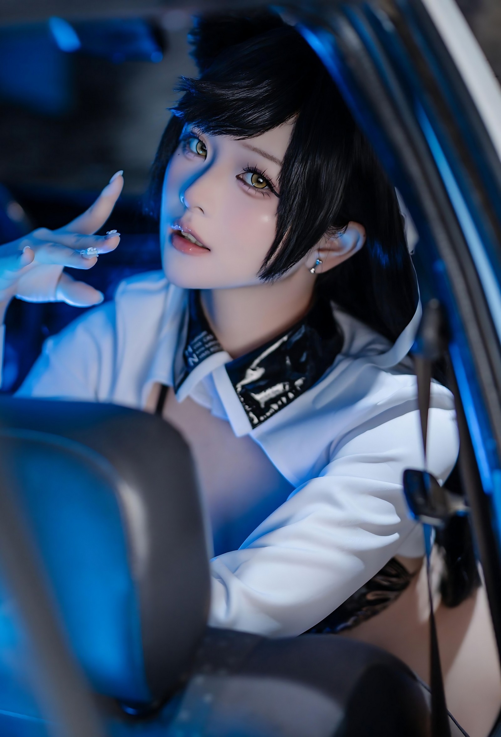 屿鱼 Yuyu 碧蓝航线 爱宕 赛车服 Cosplay 写真图集（114P｜142MB）插图1