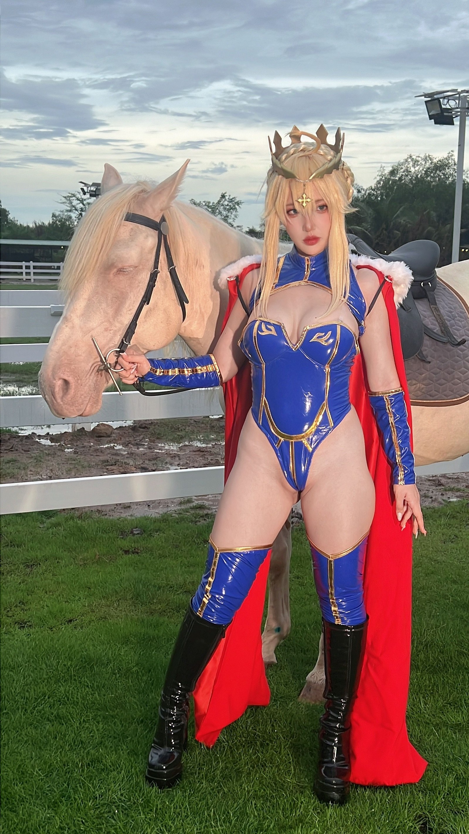 Puy Puy – Artoria Lancer Fate/Grand Order Cosplay 写真+视频（180P+22V-496MB）插图3