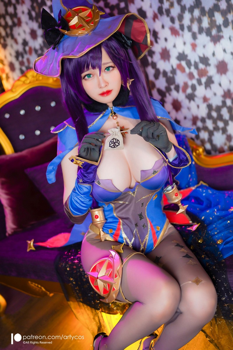 Arty亚缇 Mona Cosplay (Genshin Impact)【30P｜157.5MB】插图1