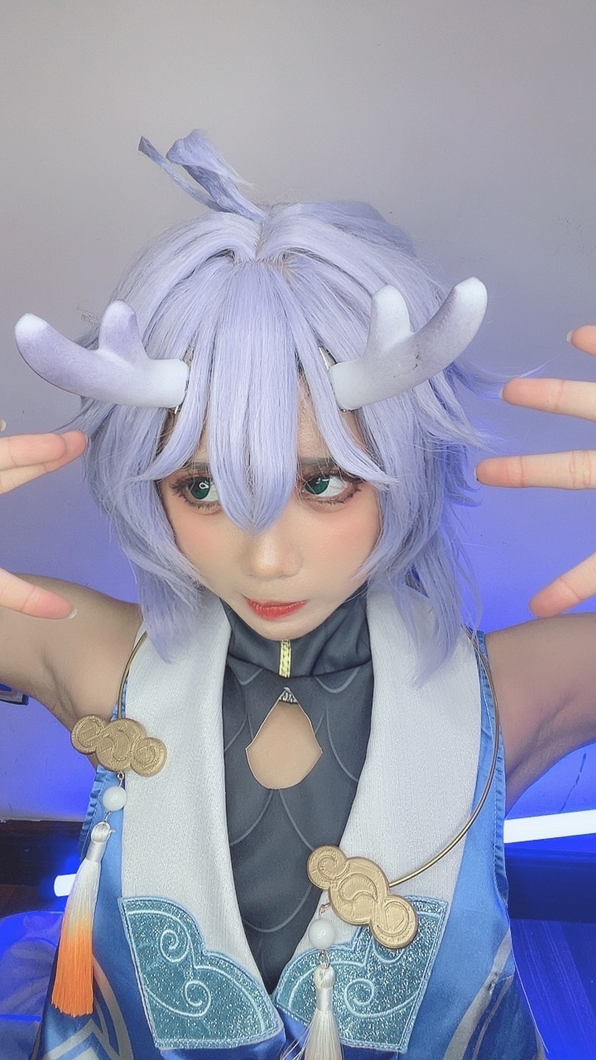 PoppaChan Bailu Cosplay Deluxe (Honkai Star Rail) – 155 Photos 12 Videos 459MB插图9