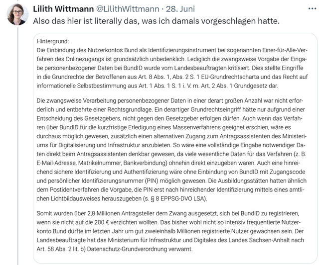 Wittmann-Vorschlag zu Einmalzahlung200