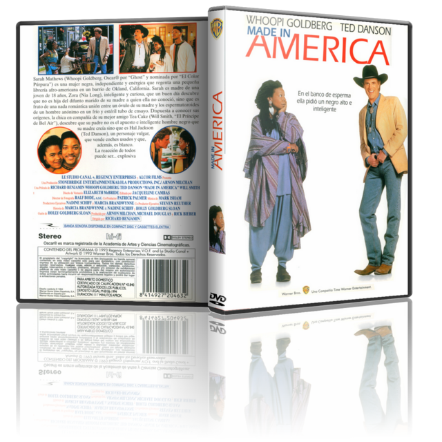Portada - Made in America [DVD5Custom] [PAL] [Cast/Ing] [Sub:Varios] [1993] [Comedia]