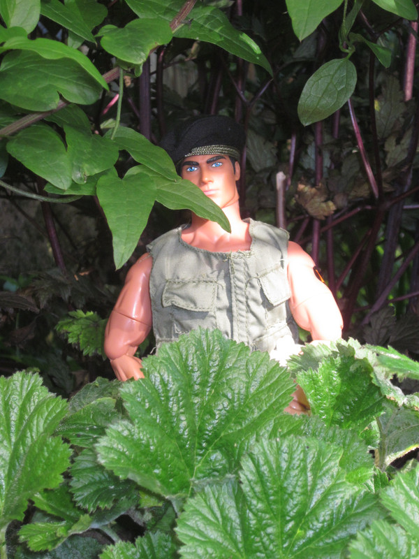 My Action Man posing in the garden    (Ackie88) IMG-0998