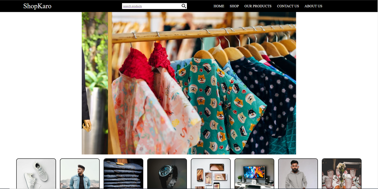 E-commerce Website Using HTML, CSS, and JavaScript