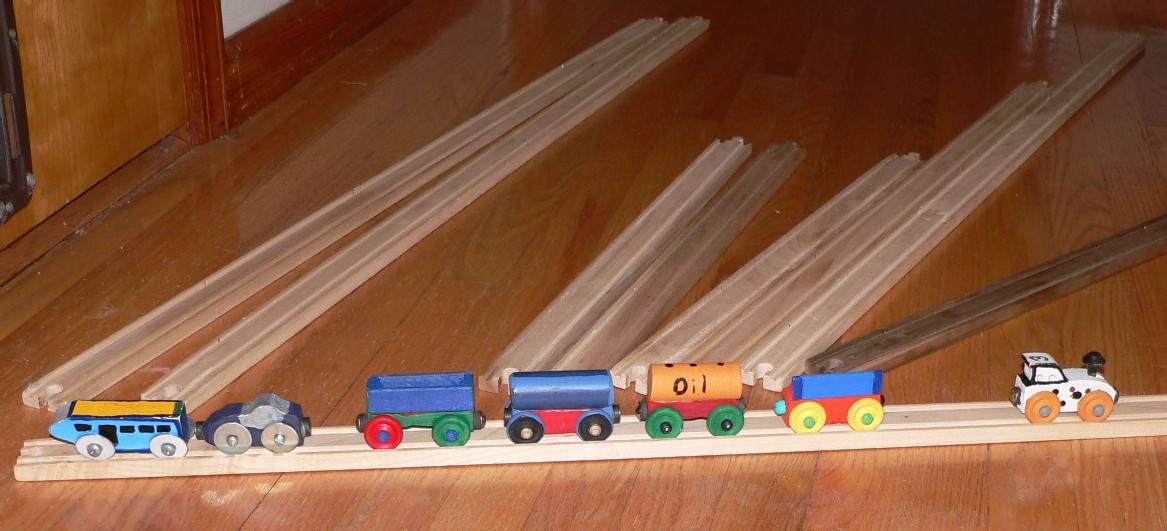 Wooden Trains & Tracks