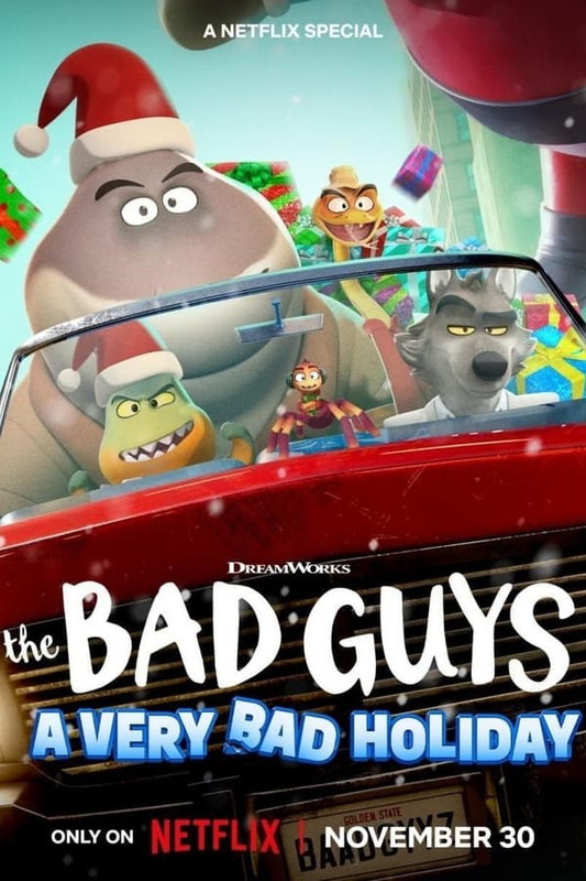 The Bad Guys: A Very Bad Holiday (2023) 1080p-720p HEVC NF HDRip ORG. [Dual Audio] [Hindi or English] x265 ESubs