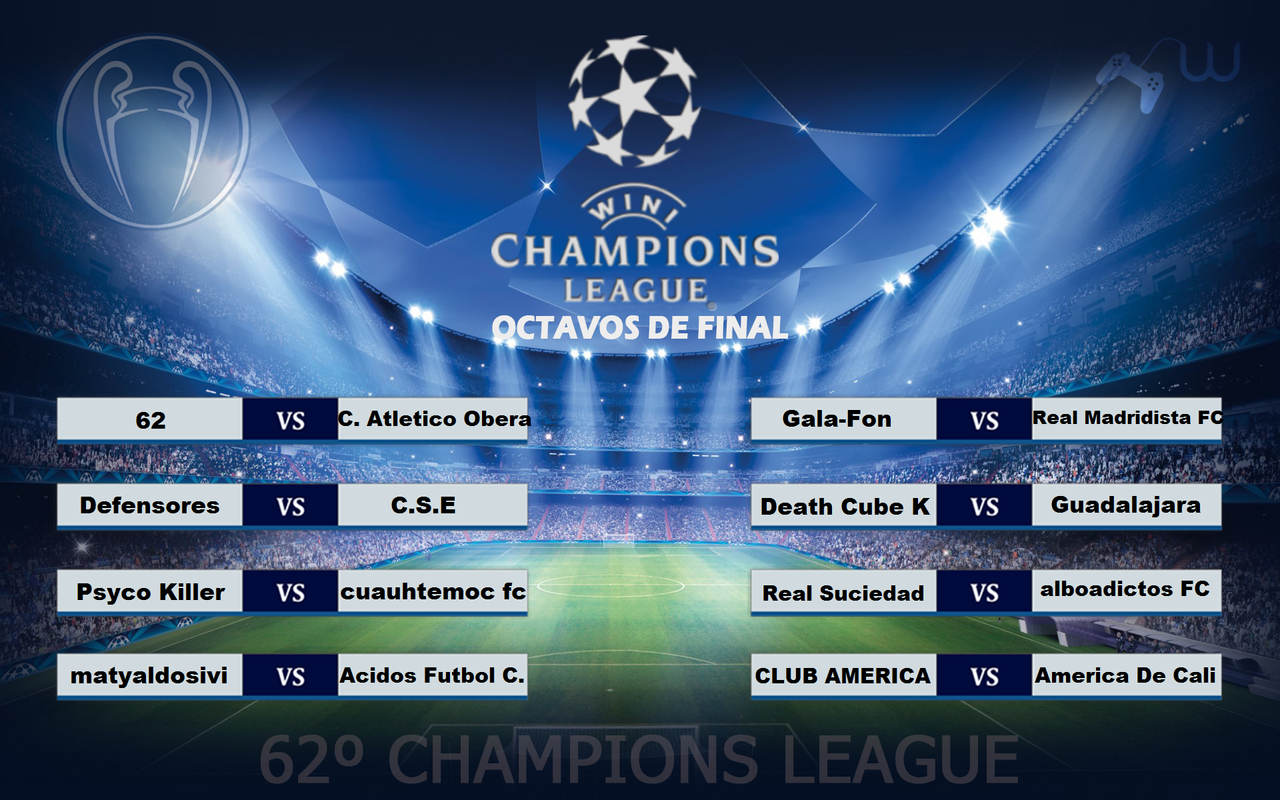 CHAMPIONS LEAGUE OCTAVOS DE FINAL