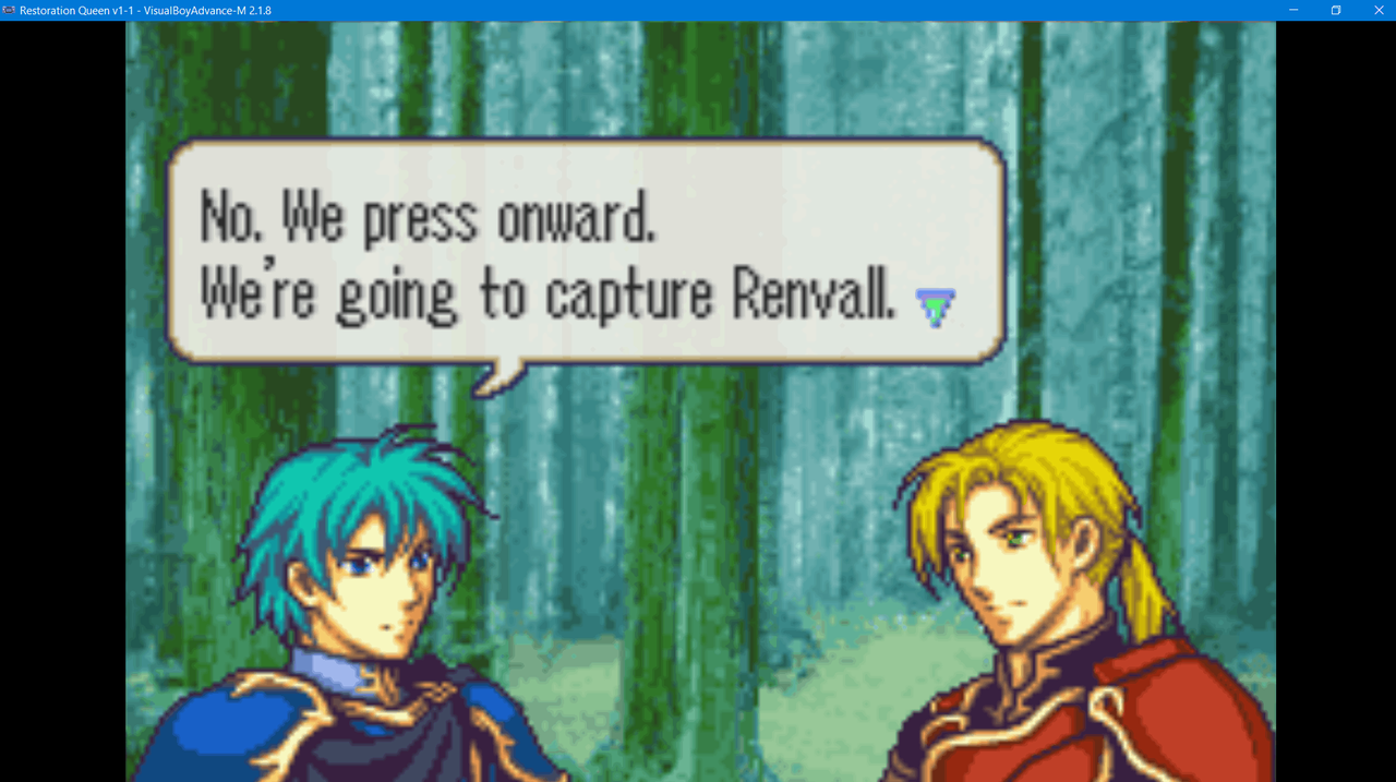 2024-02-22 20_36_52-Restoration Queen v1-1 - VisualBoyAdvance-M 2.1.8
