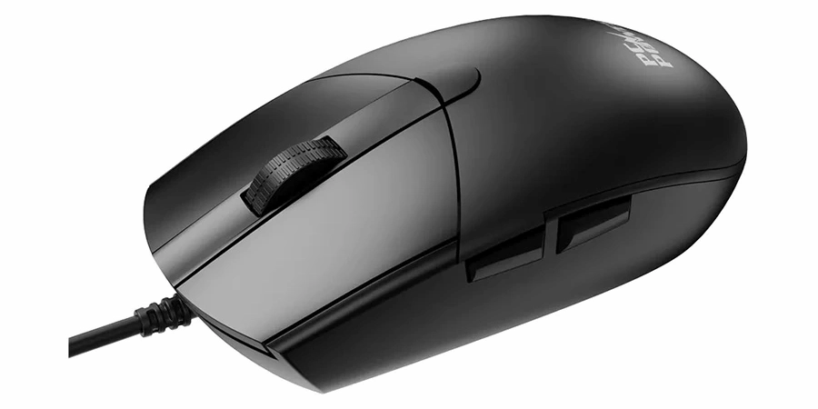 Pc Power PCM-378-6D Wired Black Mouse
