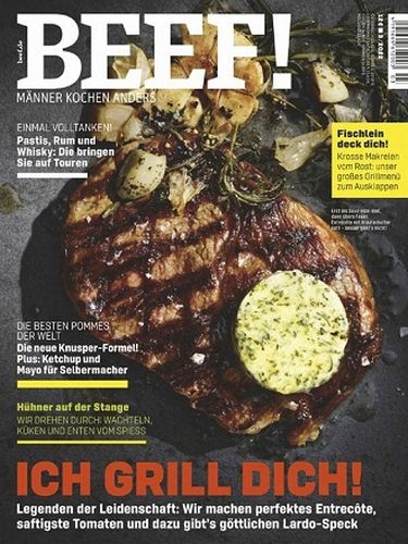 Cover: Beef Magazin Männer Kochen Anders No 03 2022