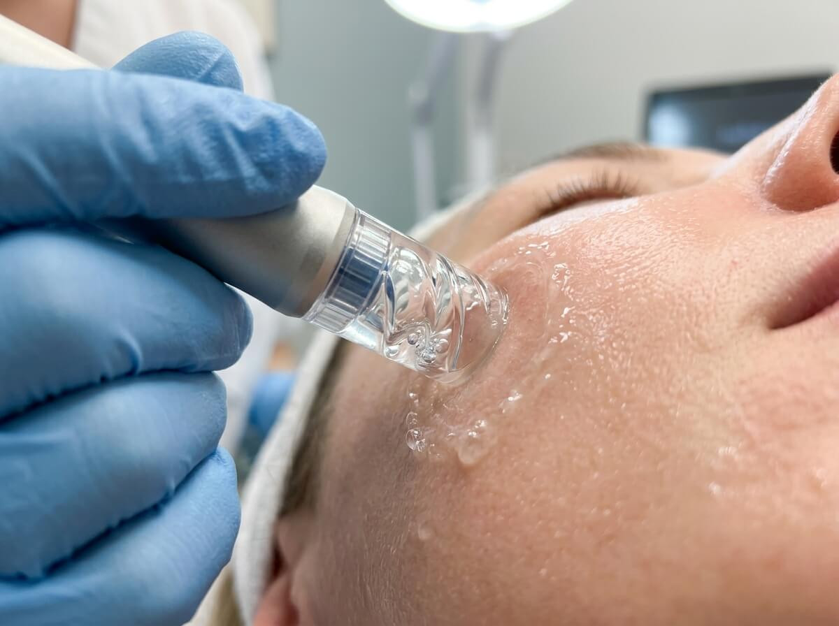 Close-up of Hydra Facial Vortex Extraction and Hydration Wand