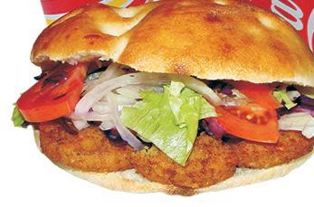 Panino falafel menù