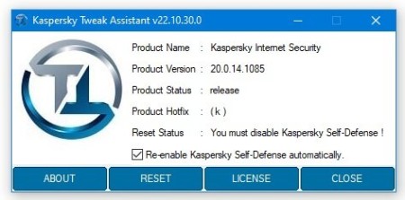 Kaspersky Tweak Assistant v23.1.8.0