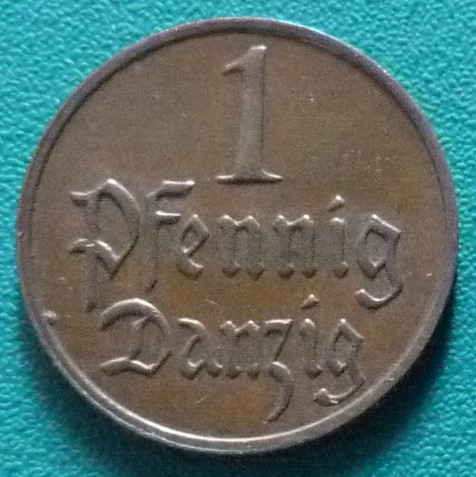 ¡Ya no existo! 1 Pfennig. Danzig (1930) DNZ-1-Pfennig-1930-anv