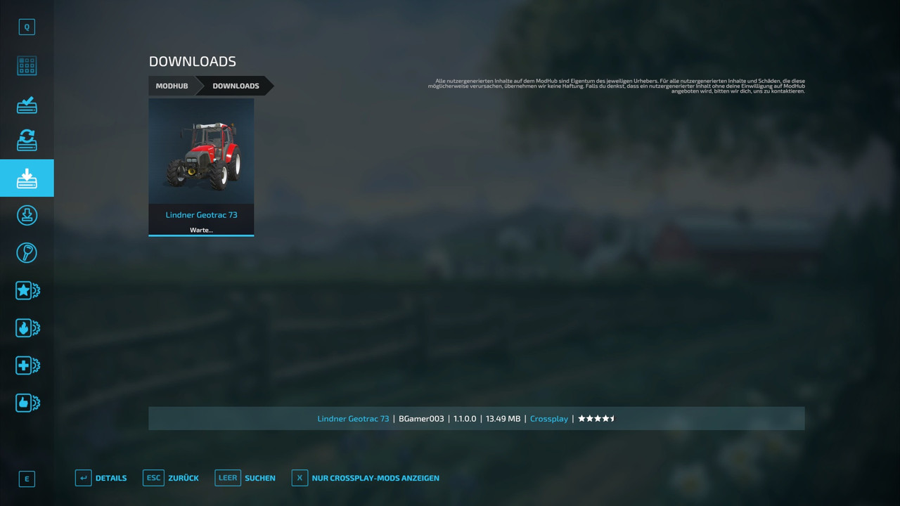 LS22 Download Problem