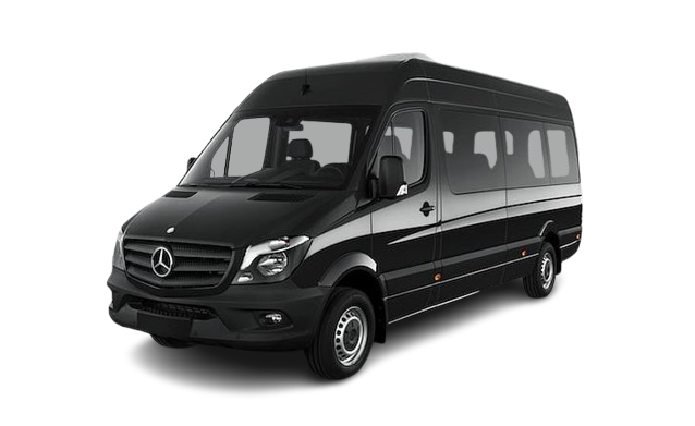 Private van for group chauffeur service
