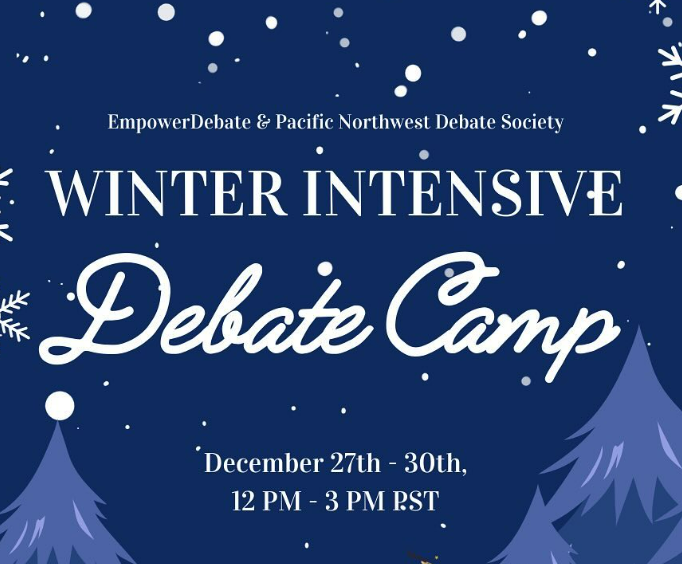 Winter Debate Camp Flyer