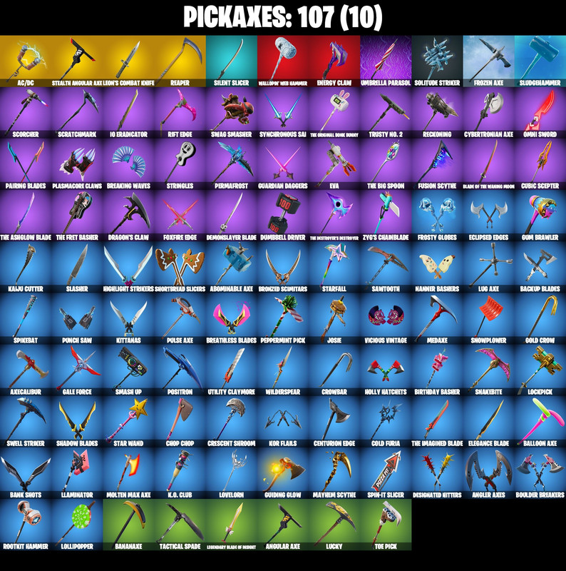 pickaxes comp