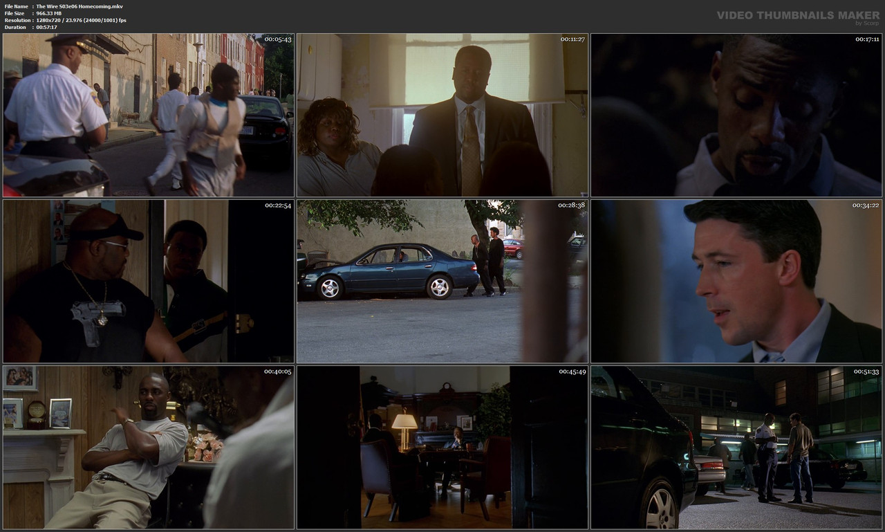 The Wire S03e06 Homecoming.mkv