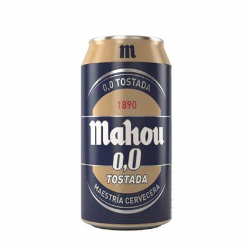 Lata Mahou 0,0 Tostada